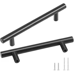 VEVOR 30er-Set Möbelgriff Edelstahl Stangengriff 188x12x32mm Küchengriff Mittenlochabstand 128mm Schrankgriff Dicke der Schrankplatten von 1,52 bis 2cm oder 1,27 bis 4cm Türgriffe Schubladengriffe