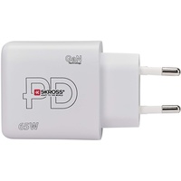 Skross Power Charger 65 W, GaN Technology), USB Ladegerät, Weiss