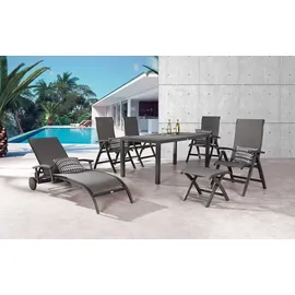 barths Larino Klappsessel 62 x 68 x 110 cm anthrazit/matt klappbar