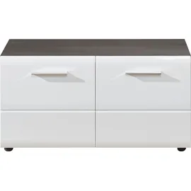 Home Affaire Sitzbank 80 x 41 x 35 cm weiß / weiß