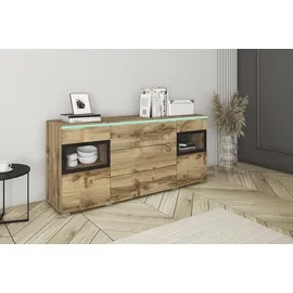 Home Affaire Sideboard 150 x 67,9 x 36,1 cm Braun