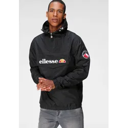 Windbreaker ELLESSE "MONT 2 JACKET", Herren, Gr. XL, schwarz, Obermaterial: 100% Polyester, sportlich, Basic schmal hüftlang, Langarm Bündchen, Jacken