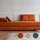 Innovation Living Schlafsofa Sigmund Drip Cord Burnt Orange