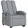 vidaXL Massagesessel mit Aufstehhilfe Polyester 93 x 101 x 93 cm Hellgrau