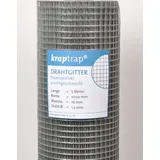 KrapTrap KrapTrap® Volierendraht Drahtgitter I Käfigdraht Schweißgitter I 16x16mm 1 x 5m I 1,2mm stark Drahtzaun Maschendraht