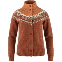 Fjällräven Övik Knit Cardigan Autumn Leaf/Desert Brown M