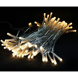 LEX 100er LED Lichterkette für den Innenbereich, transparent, 15 m