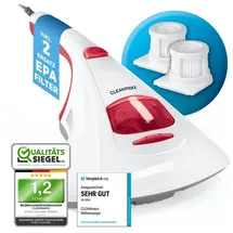 Clean Maxx Milbensauger Matratzenreinigungsgerät rot