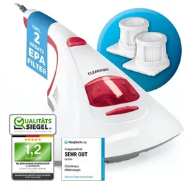 Clean Maxx Milbensauger Matratzenreinigungsgerät rot