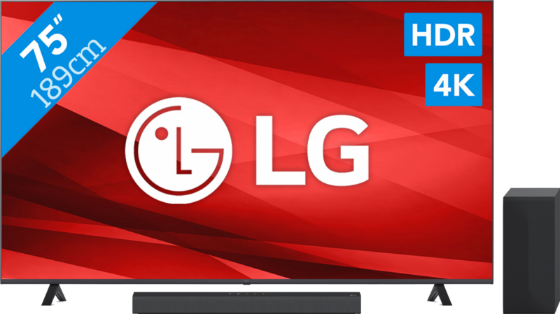 LG 75UR78006LK (2023) + Soundbar