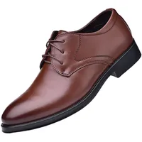 Battnot Business Schuhe Herren Anzugschuhe Klassischer Business Lederschuhe Derby Oxfords Hochzeit Schuhe Anzugschuhe Herren Schnürschuhe Klassischer Business Derby Formell Business Casual Schuhe - 47 EU