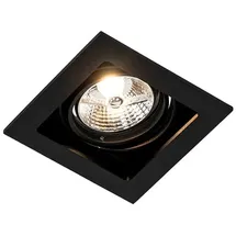 QAZQA Artemis 3er Pack quadratisch Schwarz Aluminium