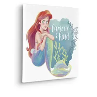 KOMAR Keilrahmenbild Disney Ariel Curious & Kind Blau