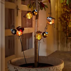 Luxform Solar - 1x Biene und 1x Marienkäfer - 2 Stück«