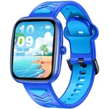 Smartwatch Kinder mit Telefonfunktion Wasserdicht Fitnessuhr: 1.75'' Kinder Smart Watch mit Schrittzähler Sport Telefonieren Kinder Fitness Tracker Uhr mit Wecker Armbanduhr für iPhone Android iOS