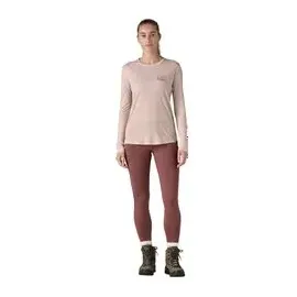 Patagonia Cap Cool Merino Graphic Shirt Braun/Rosa M
