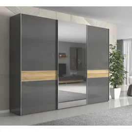 OTTO home Schwebetürenschrank Onyx 272 x 224 x 61 cm Grau
