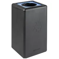 ReinigungsBerater BrickBin 65 l Schwarz-Blau