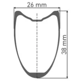 DT Swiss Crc 1100 Spline 38 mm