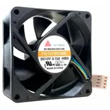 QNAP 70x70x25mm Fan, 12V 4PIN FAN-7CM-T01 Universal, Fan, FAN-7CM-T01