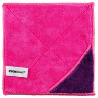 Kochblume Microfasertuch 18 x 18 cm pink-lila