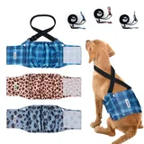 Dono Wiederverwendbar Hundewindeln für Rüden, Rüdenwindel Waschbar, Windeln für Rüden, super saugfähige Windeln für Hunde, Rüdenbinde für Inkontinenz Hund, XXS, XS, S, M, L, XL, XXL