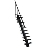 Minka Mittelholmtreppe Happy 24 275 cm Stahl Schwarz