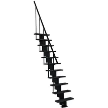 Minka Mittelholmtreppe Happy 24 275 cm Stahl Schwarz