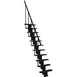 Minka Mittelholmtreppe Happy 24 275 cm Stahl Schwarz