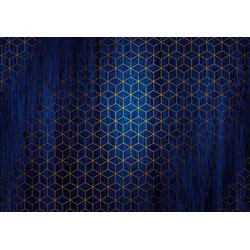 Vliestapete KOMAR "Mystique", blau, B:4m L:2,8m, Vlies, Tapeten, 400x280 cm (Breite x Höhe)