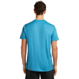 Icebreaker Merino 150 Tech Lite Range Stripes Blau L