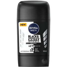 NIVEA Men Invisible Black & White Original Antitranspirant gegen Spuren auf Kleidung 50 ml für Manner