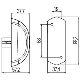 Hella Umrissleuchte 2XS 205 020-001