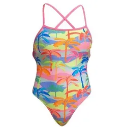 Einteiliger Damen-Badeanzug Funkita Strapped In One Piece L