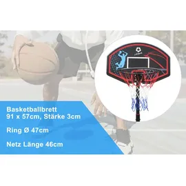 L.A. Sports Basketballkorb mit Ständer