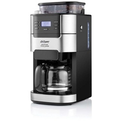 Arzum Kaffeemaschine mit Mahlwerk Brewtime Fresh Grind Filterkaffeemaschine Kaffeemaschine mit Mahlwerk schwarz|silberfarben