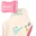 Phoenix Technologies Nova-ka Gaming-Stuhl Cream / Pink