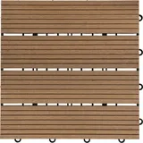 Home Deluxe WPC Bavaro teak 30 x 30 x 2,2 cm 6 St.