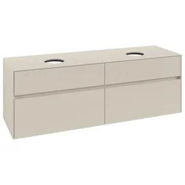 Villeroy & Boch Waschtischunterschrank 4 Auszüge 160 x 54,8 x 50 cm Cashmere Grey