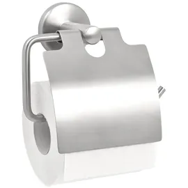 bremermann Bad-Serie PIAZZA - Toilettenpapierhalter mit Blende, Edelstahl matt