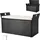 Vevor Truhenbank 125 x 55 x 70 cm Schwarz