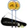 Hundred Badmintonschläger Powertek Star Badminton Set zwei Schlägern und Zubehör Komplettpaket, (Badminton Spielset, 2 Schläger, Schutzhülle, Federbälle), Leichtbauweise, spielbereit, ideal für Anfänger blau