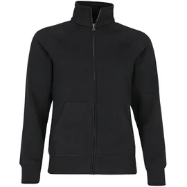 FRUIT OF THE LOOM Sweatjacke Schwarz L