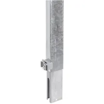 GAH Alberts Zaunerhöhung 60 x 60 mm Silber/feuerverzinkt