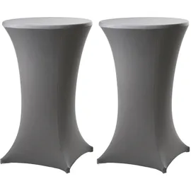 Trutzholm Stehtischhusse Anthrazit Ø 70 cm 2er Set
