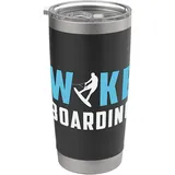 Wakeboarder Vintage Wakeboard Retro Surfen Wakeboarder Doppelwandiger Edelstahl-Thermobecher