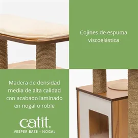 VESPER V-Base 56 x 56 x 81,5 cm walnuss