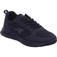 KangaROOS Herren KL-A Parker Sneaker, Jet Black/Mono, 47 EU