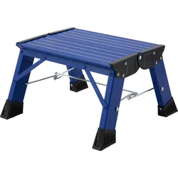 Krause 130860, Aluminium, Schwarz, Blau, 1 Schritte, TUV, EN14183, 1,7 kg, 22 cm