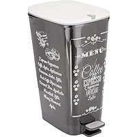 KIS Abfallbehälter Chic Coffee menu 50-60 Liter, Plastik, mehrfarbig,